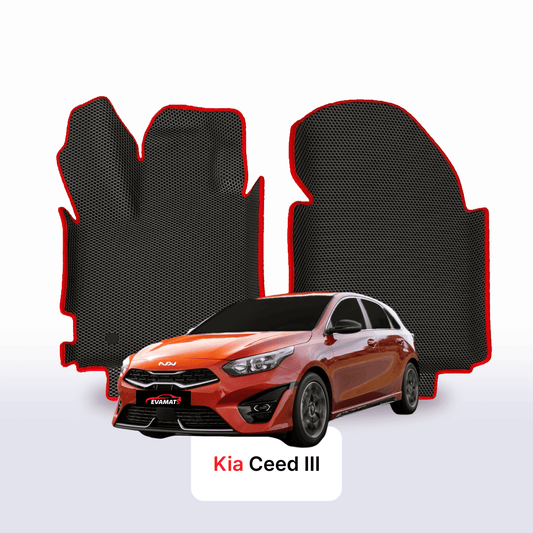 Fußmatten EVAMATS für Kia Ceed III gen 2018-2025 jahr SCHÄGHECK 5 türer