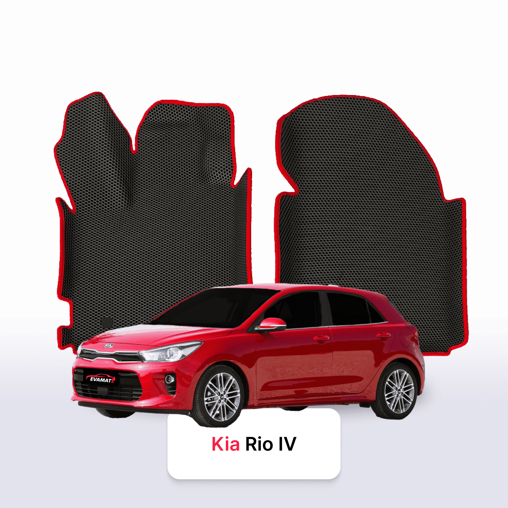 Car mats EVAMATS for Kia Rio(EU) IV gen 2016-2023 year HATCHBACK 5 door