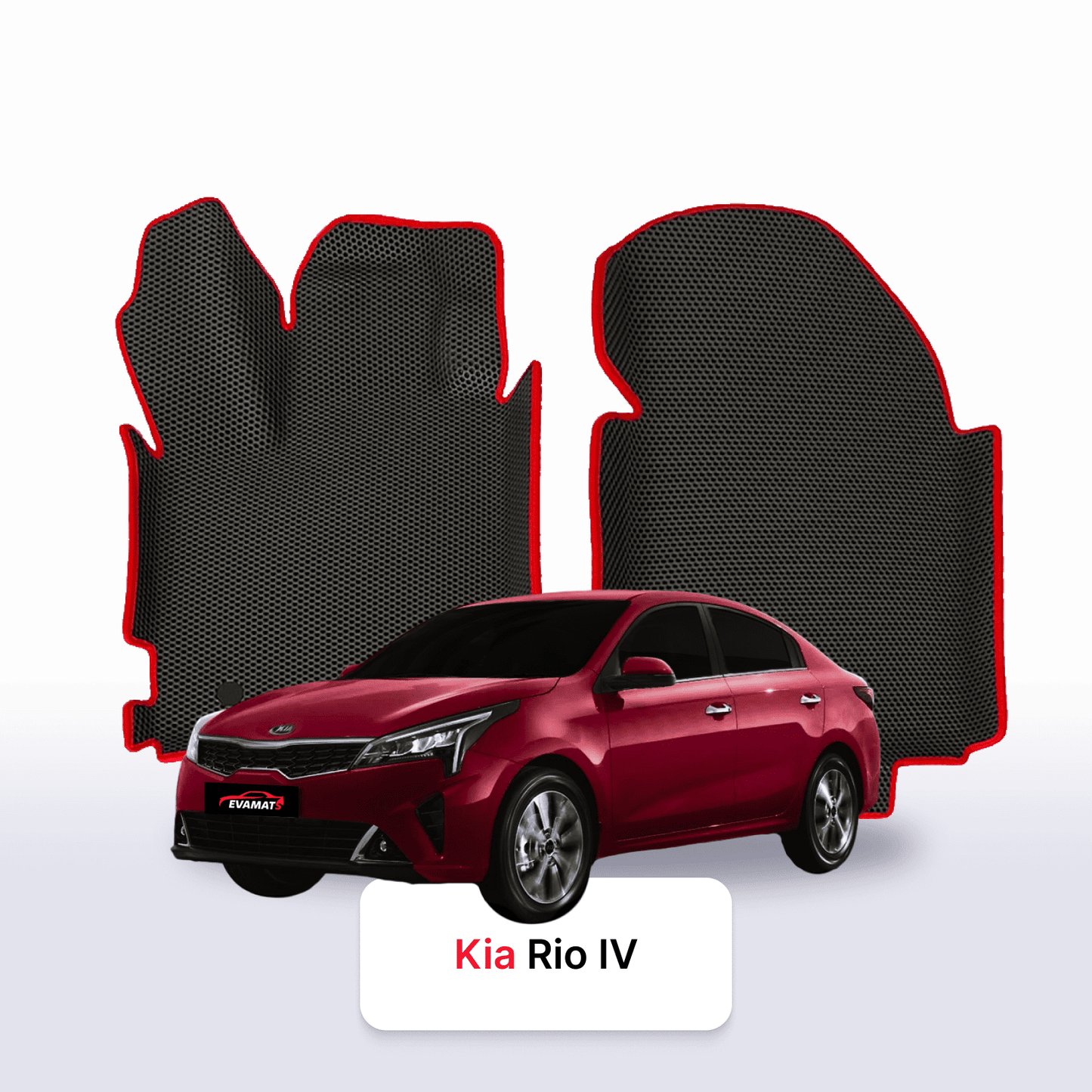 Car mats EVAMATS for Kia Rio IV gen 2016-2023 year SEDAN