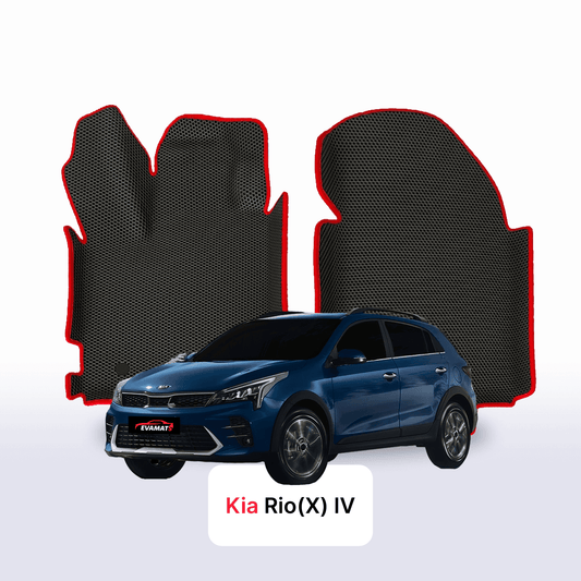 Fußmatten EVAMATS für Kia Rio(X) IV gen 2017-2023 Jahr FLIEßHECK 5-Türer