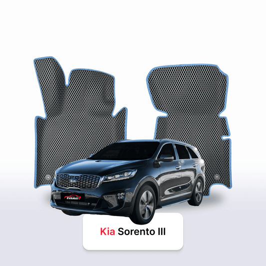 Fußmatten EVAMATS für Kia Sorento Prime III Gen 2014-2020 Jahr SUV 7-Sitzer