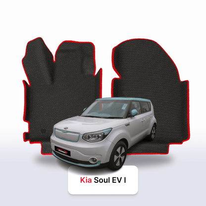 Fußmatten EVAMATS für Kia Soul EV I gen 2014-2019 jahr SCHÄGHECK 5 türer