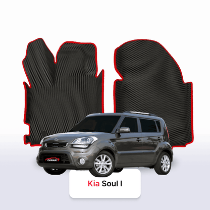 Fußmatten EVAMATS für Kia Soul I gen 2008-2014 jahr SCHÄGHECK 5 türer