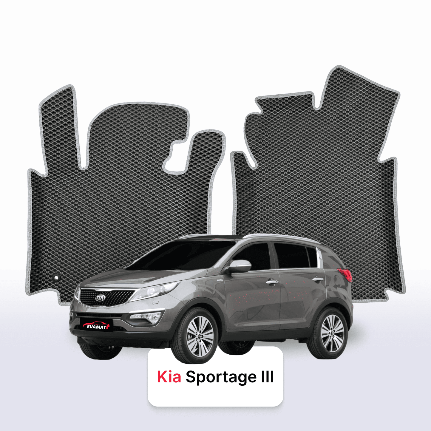 Fußmatten EVAMATS für Kia Sportage III Gen 2010-2016 Jahr SUV