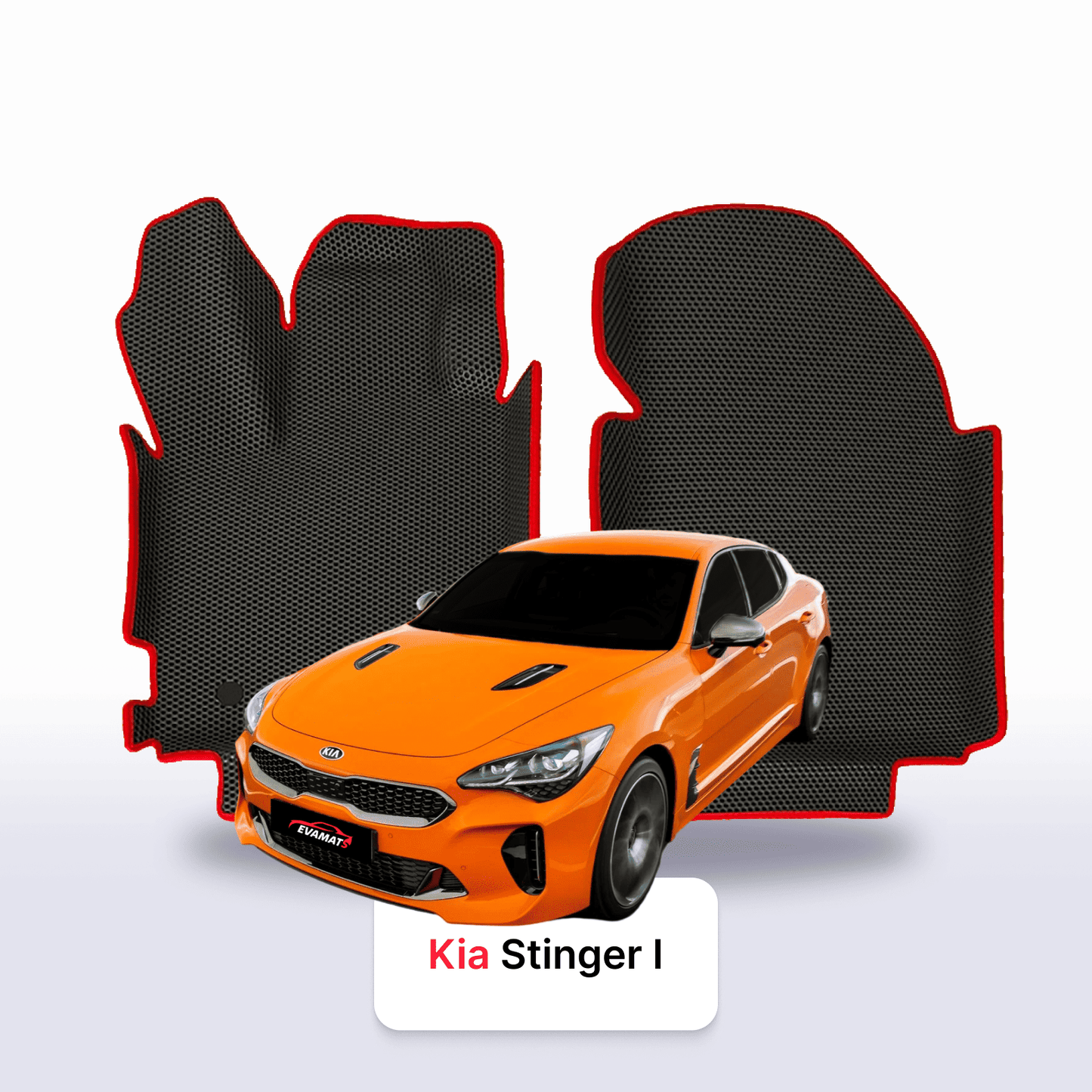 Fußmatten EVAMATS für Kia Stinger I gen 2017-2023 jahr LIFTBACK