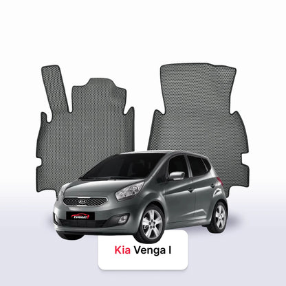 Fußmatten EVAMATS für Kia Venga I Gen 2009-2019 Jahr FLIEßHECK 5-Türer