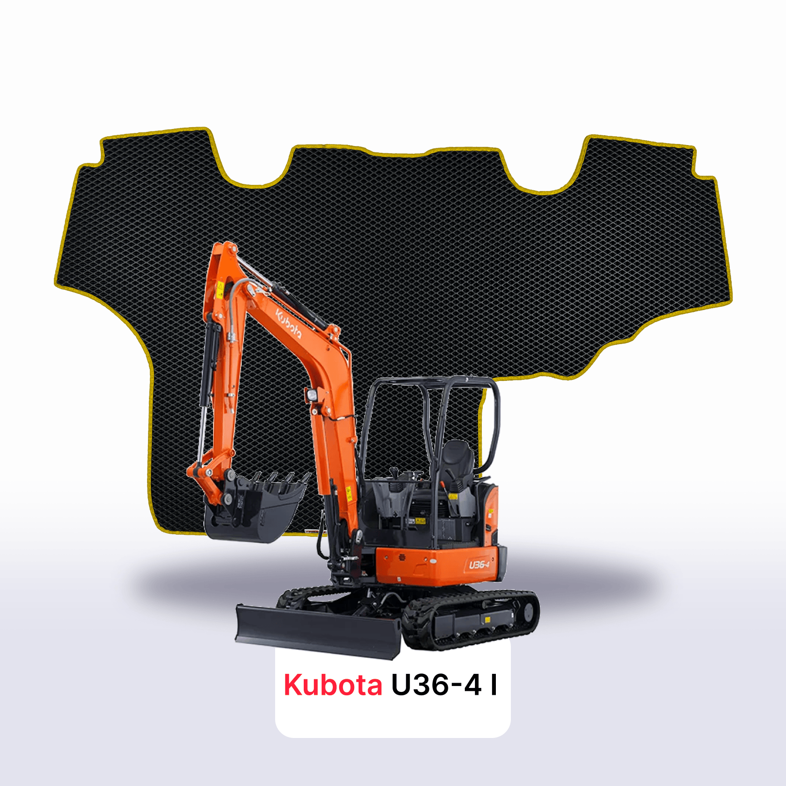 Fußmatten EVAMATS für Kubota U36-4 1 gen 2024-2028 jahr BAGGER