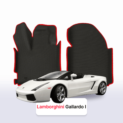 Fußmatten EVAMATS für Lamborghini Gallardo 1. Generation 2003-2013 Jahr Spyder CABRIO