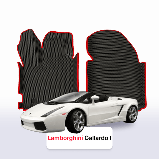 Fußmatten EVAMATS für Lamborghini Gallardo 1. Generation 2003-2013 Jahr Spyder CABRIO