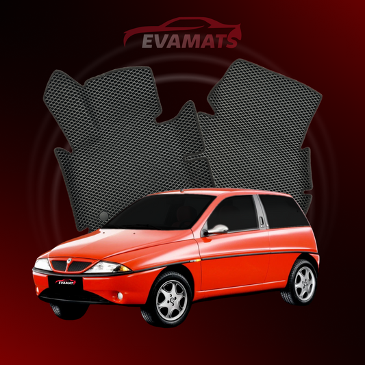 Fußmatten EVAMATS für Lancia Ypsilon (Typ 840) 1. Generation 1995–2003, Schrägheck, 3-türig