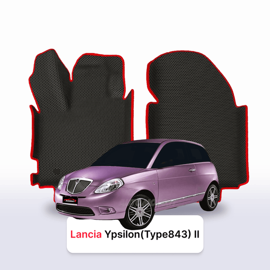 Fußmatten EVAMATS für Lancia Ypsilon (Typ 843) 2. Generation 2003–2011, Schrägheck, 3-türig