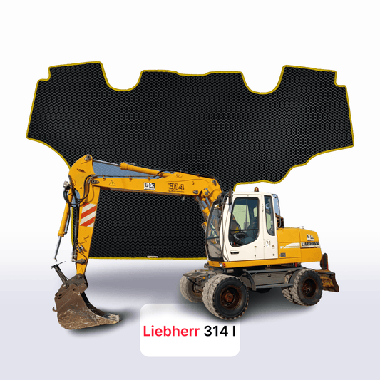 Fußmatten EVAMATS für Liebherr 314 1 Gen 2007-2012 Jahr DIGGER