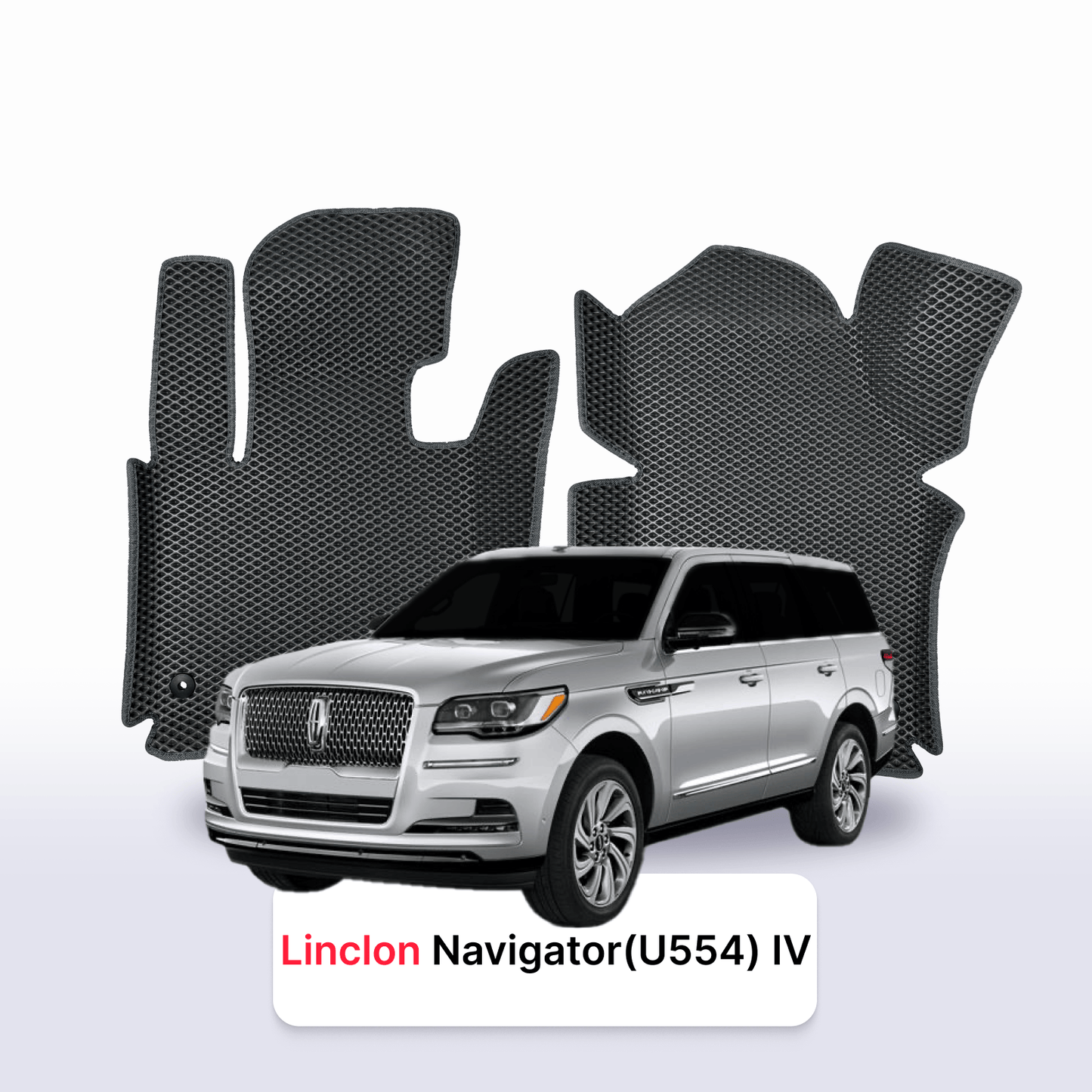 Fußmatten EVAMATS für Lincoln Navigator (U554) 4. Generation 2017–2025 Jahre langer SUV
