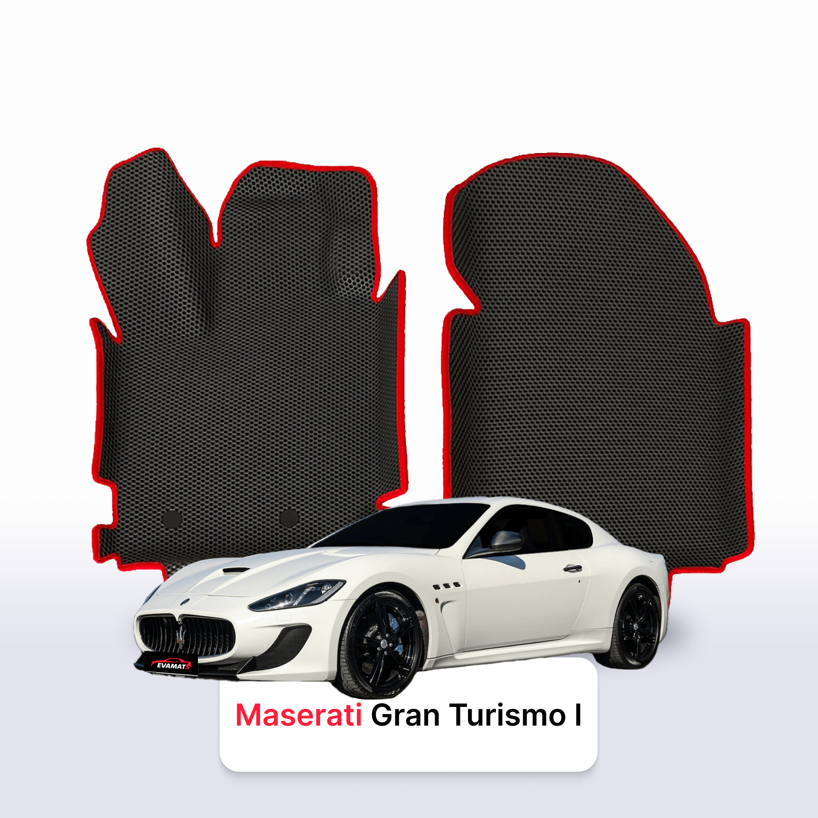 Fußmatten EVAMATS für Maserati GranTurismo 1 gen 2007-2019 jahr COUPE MC Stradale