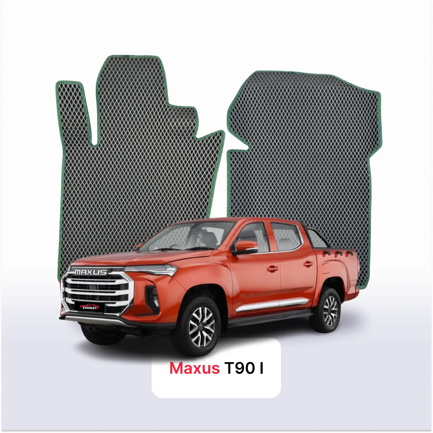 Fußmatten EVAMATS für Maxus T90 1 gen 2021-2027 jahr Pick-Up  doppelkabine