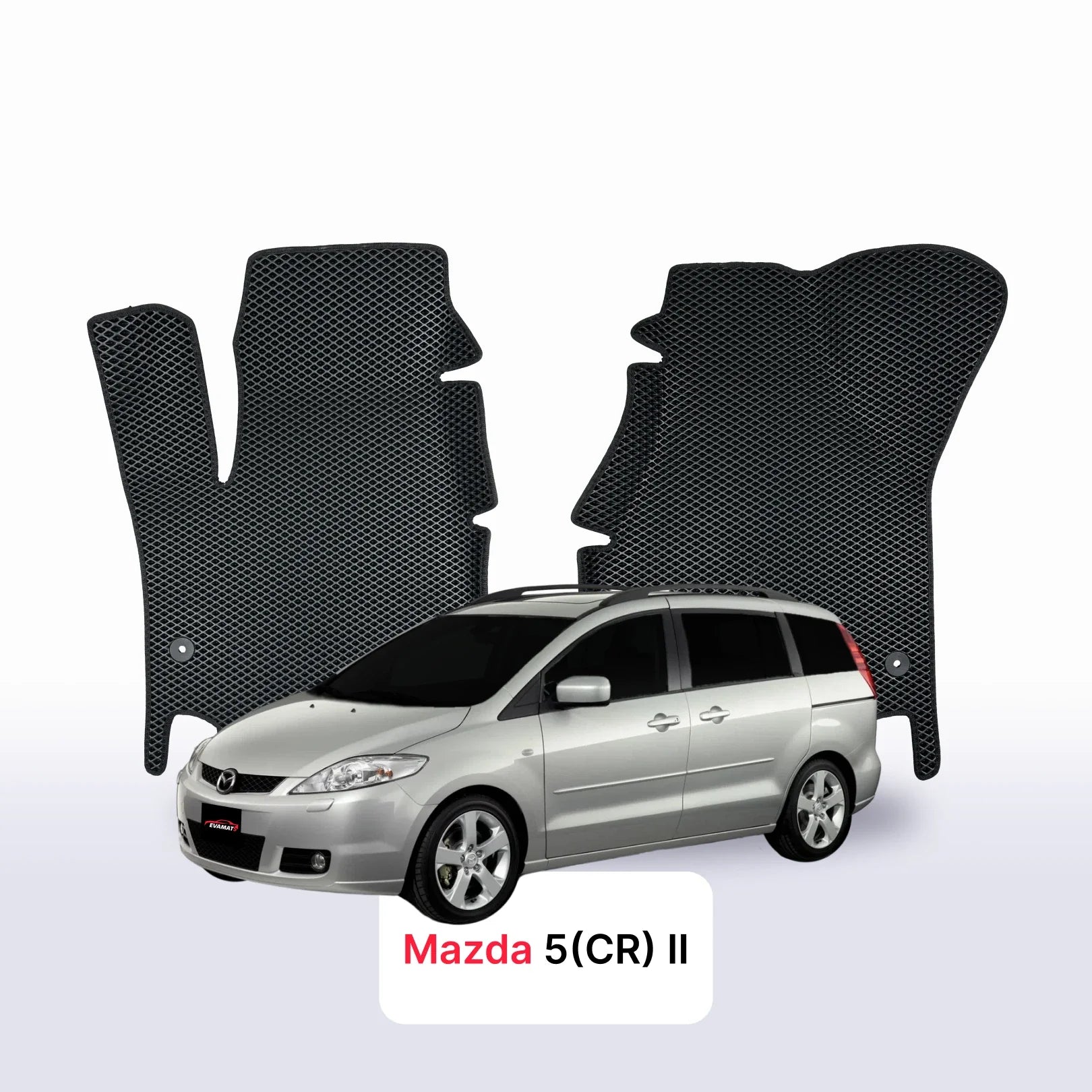 Fußmatten EVAMATS für Mazda 5(CR) 2 gen 2005-2010 jahr MINIVAN