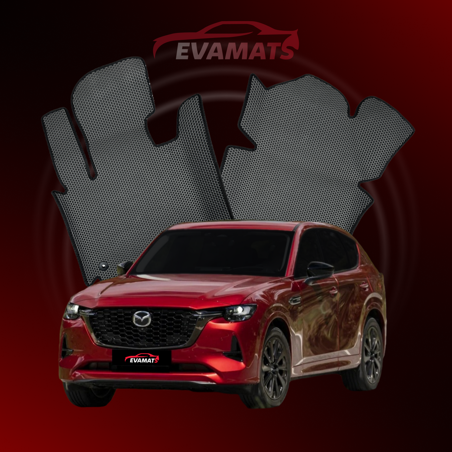 Fußmatten EVAMATS für Mazda CX-60 1. Generation 2022-2025 Jahr SUV