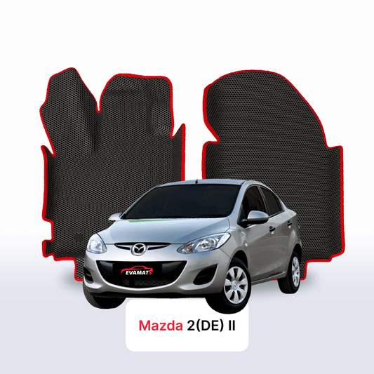 Fußmatten EVAMATS für Mazda 2(DE) 2 Gen 2007-2014 Jahr SEDAN