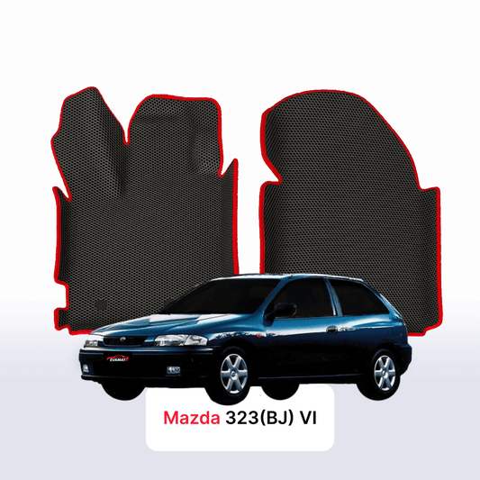 Fußmatten EVAMATS für Mazda 323(BJ) 6. Generation 1998–2001, Schrägheck, 3-türig
