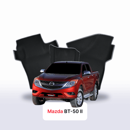 Fußmatten EVAMATS für Mazda BT-50 2 Gen 2015-2020 Jahr PICK-UP Doppelkabine