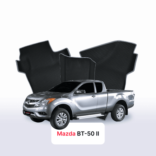 Fußmatten EVAMATS für Mazda BT-50 2 gen 2015-2020 rok PICK-UP eineinhalb Kabine