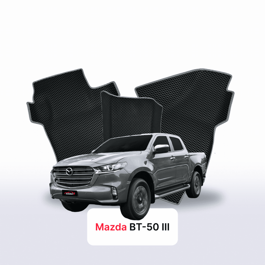 Fußmatten EVAMATS für Mazda BT-50 3. Generation 2020-2025 Baujahr PICK-UP Doppelkabine