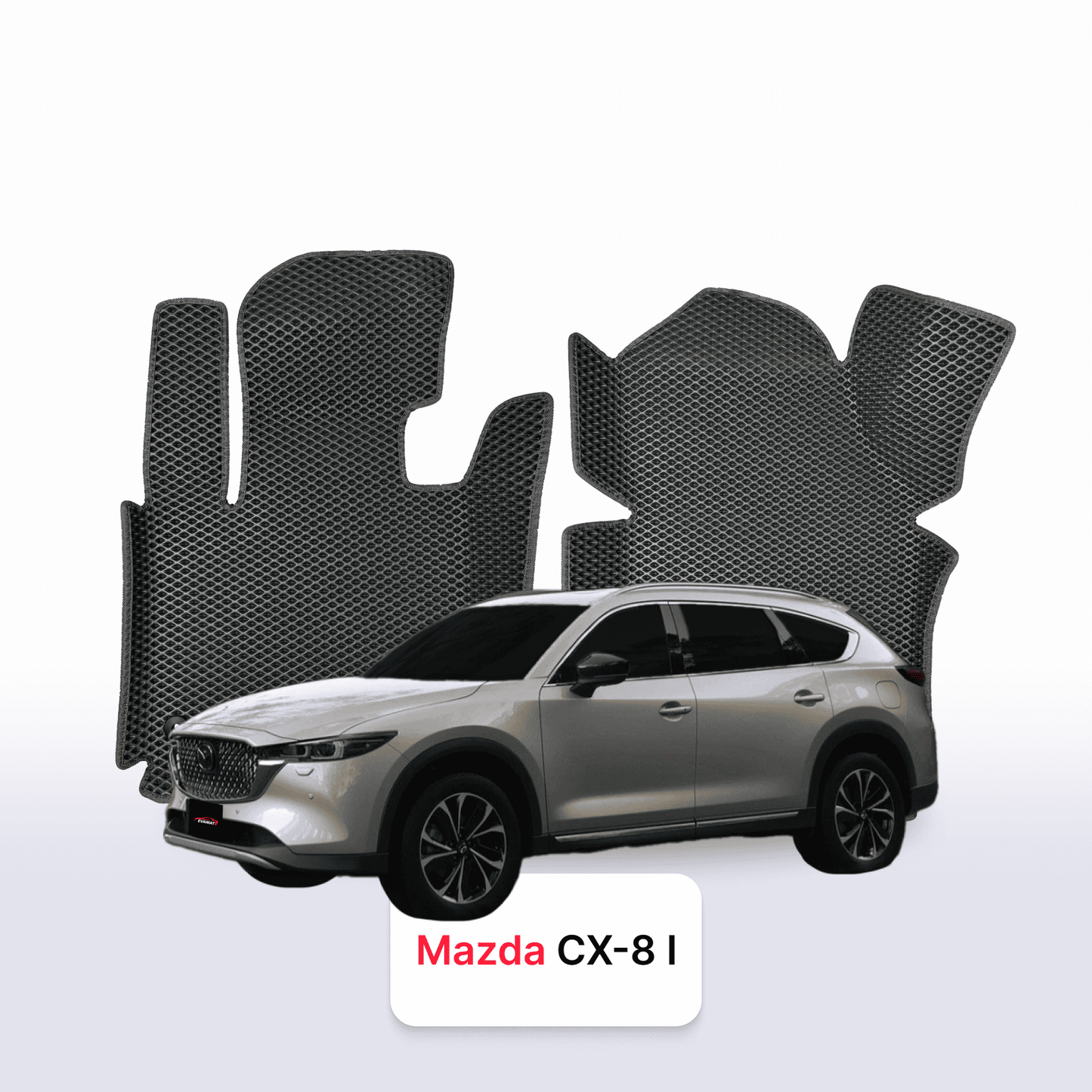Fußmatten EVAMATS für Mazda CX-8 1. Generation 2017-2025 Jahr SUV