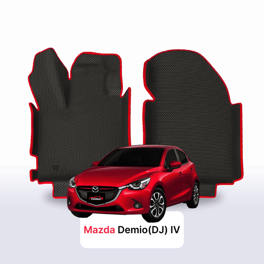 Fußmatten EVAMATS für Mazda Demio(DJ) 4 gen 2014-2019 jahr SCHÄGHECK 5 türer