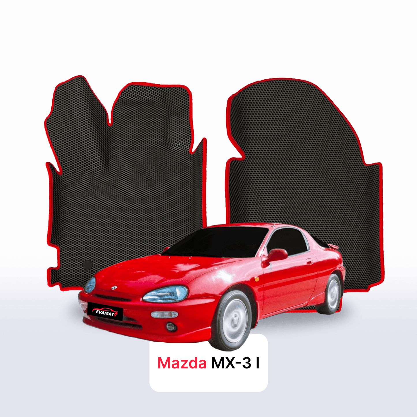 Fußmatten EVAMATS für Mazda MX-3 1991-2000 jahr COUPE