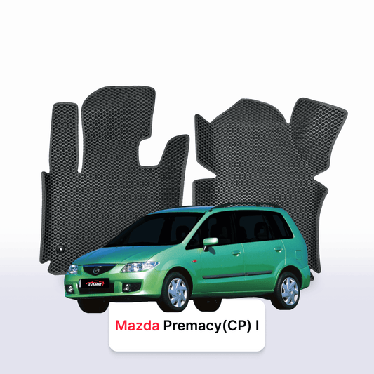 Fußmatten EVAMATS für Mazda Premacy(CP) 1. Generation 1999-2005 Jahr MINIVAN