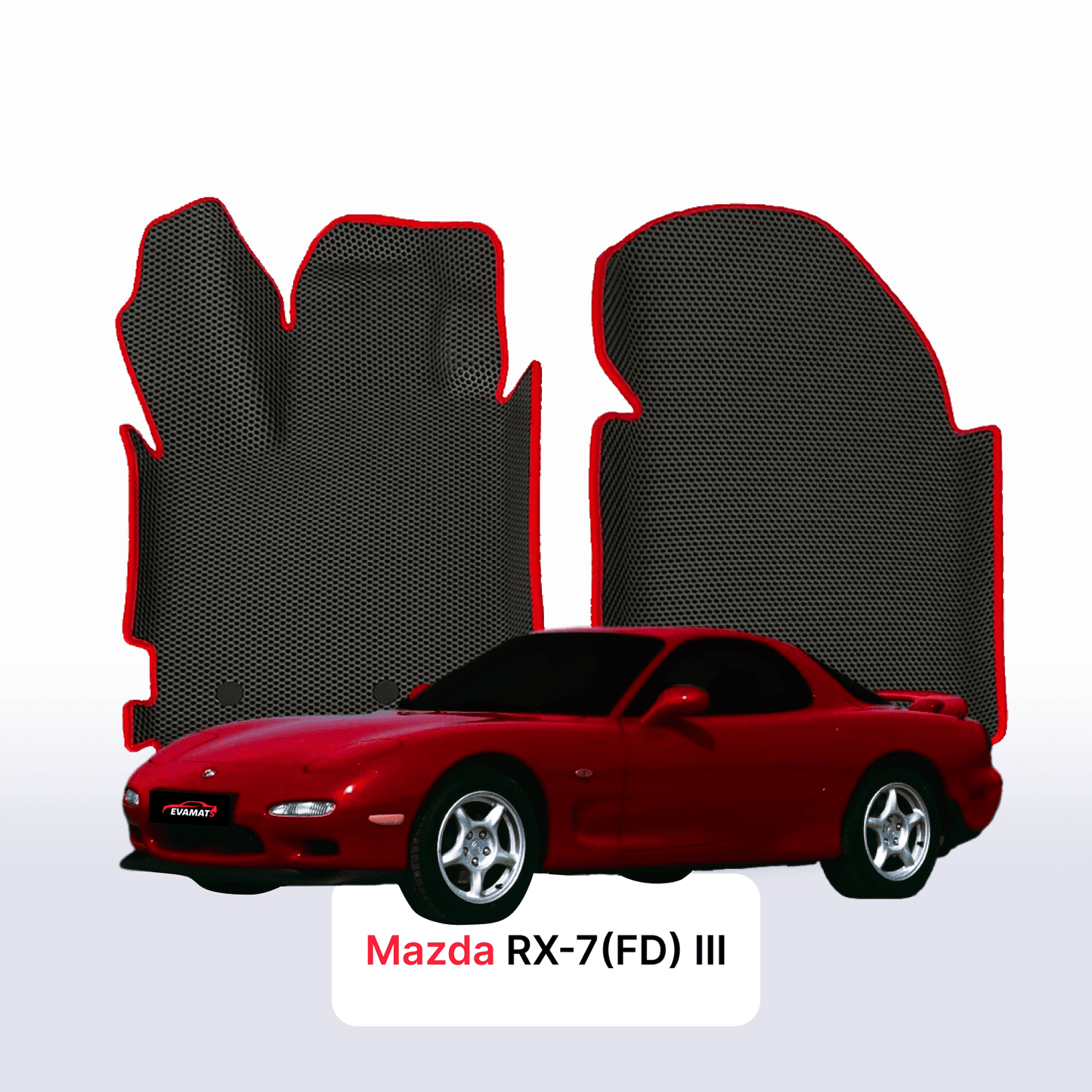 Fußmatten EVAMATS für Mazda RX-7(FD) 3. Generation 1992-2002 Jahr COUPE