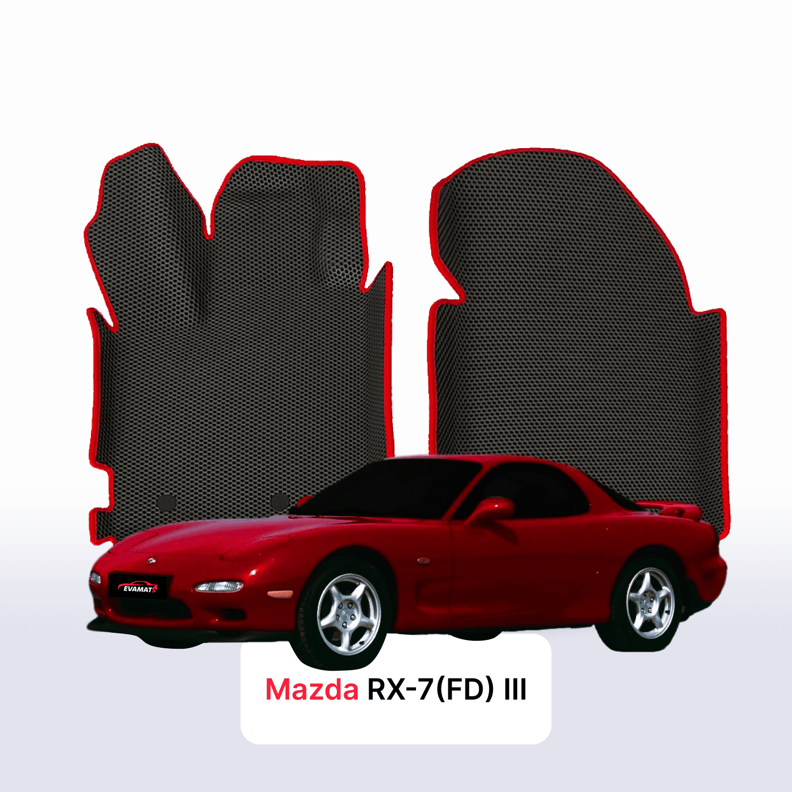 Fußmatten EVAMATS für Mazda RX-7(FD) 3 gen 1992-2002 jahr COUPE