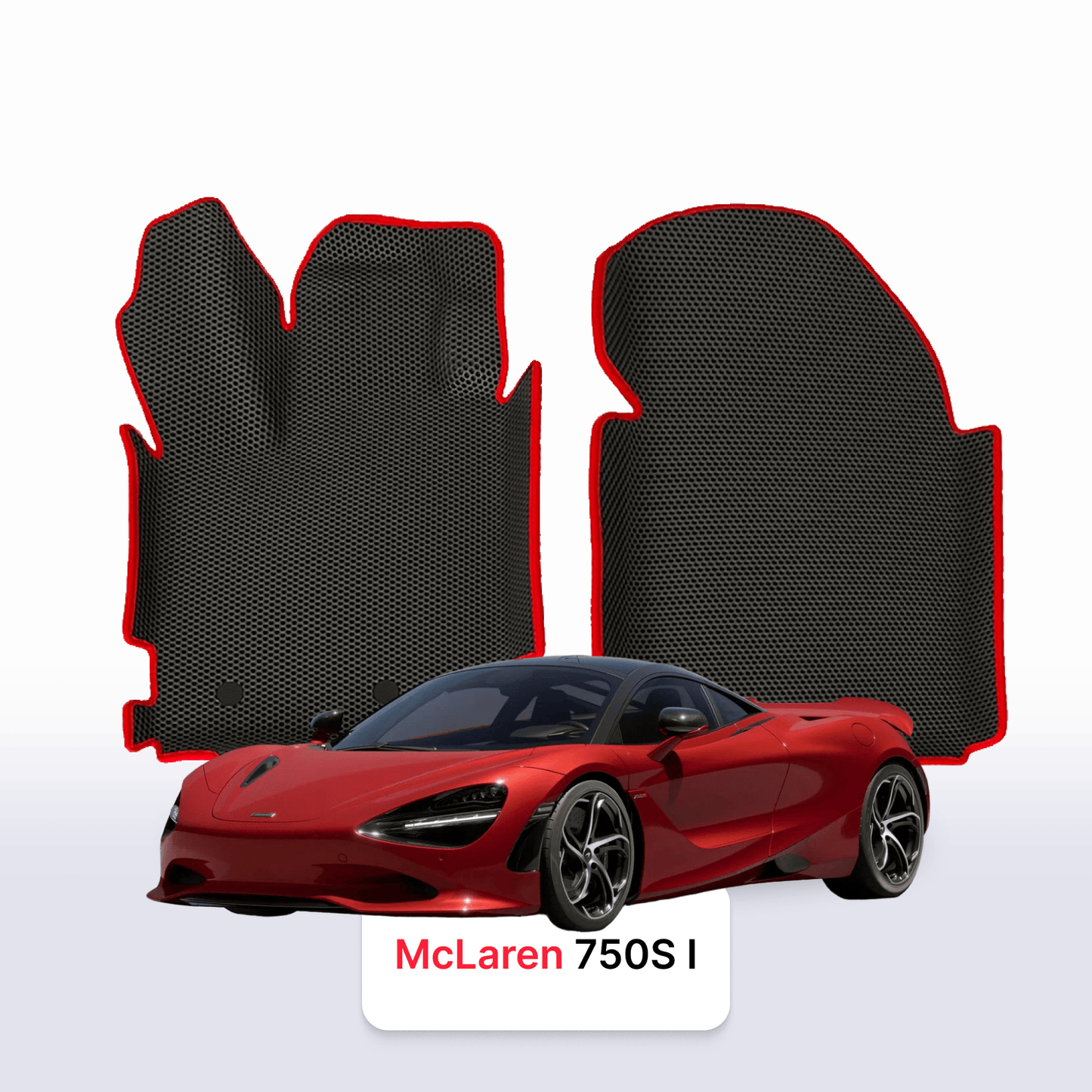 Fußmatten EVAMATS für McLaren 750S 1 gen 2023-2024 jahr Coupe