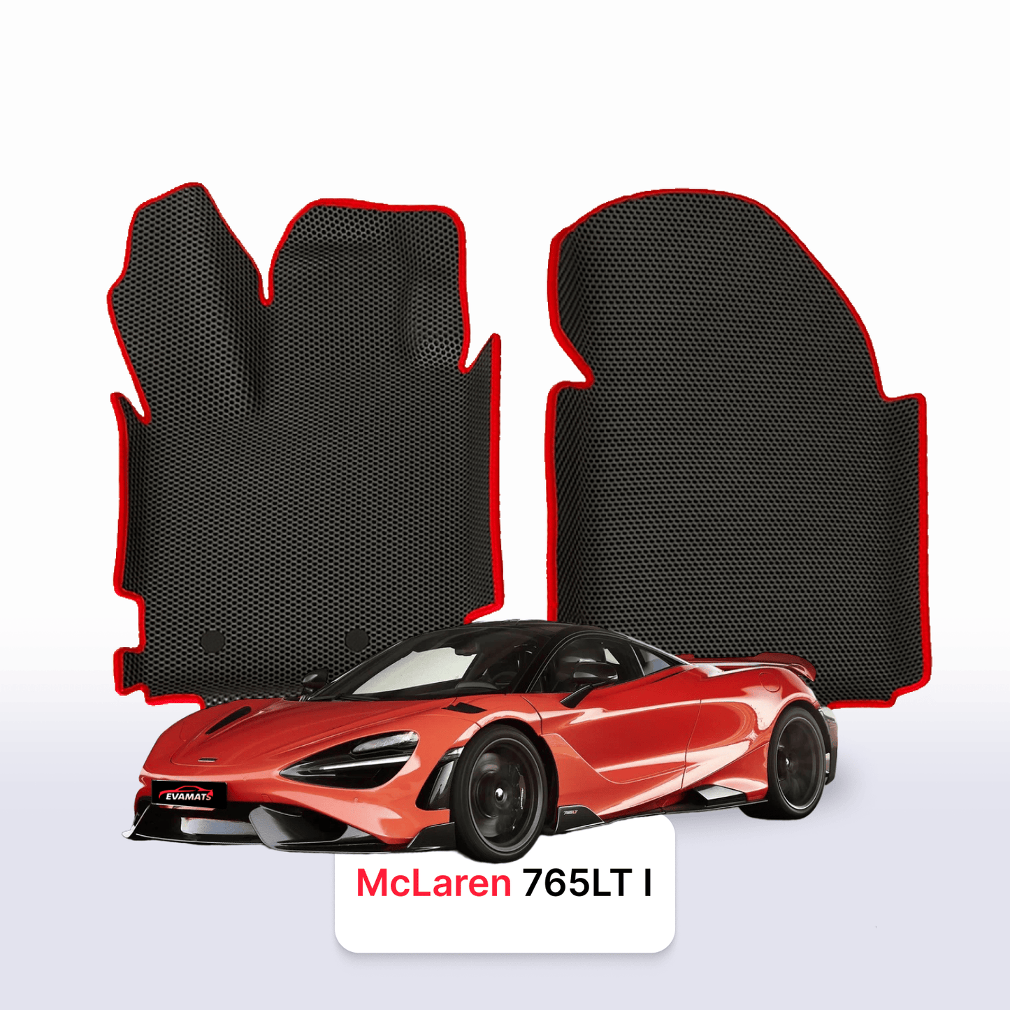 Fußmatten EVAMATS für McLaren 765LT 1 gen 2020-2025 jahr Coupe
