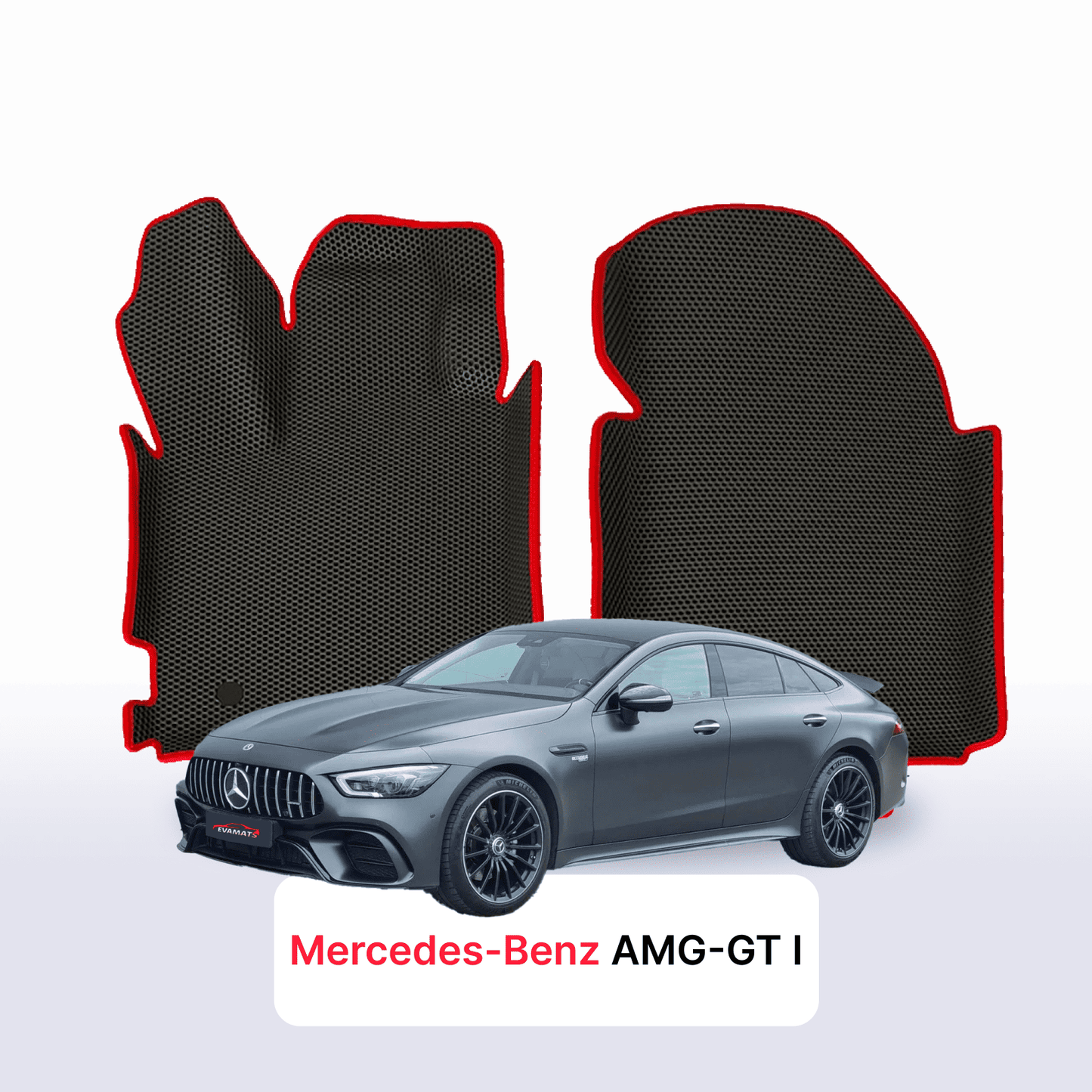 Fußmatten EVAMATS für Mercedes-Benz AMG GT 4-Türer (X290) 2018-2024 Baujahr COUPE