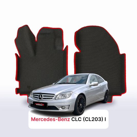 Car mats EVAMATS for Mercedes-Benz CLC (CL203) 1 gen 2008-2011 year HATCHBACK 3 door