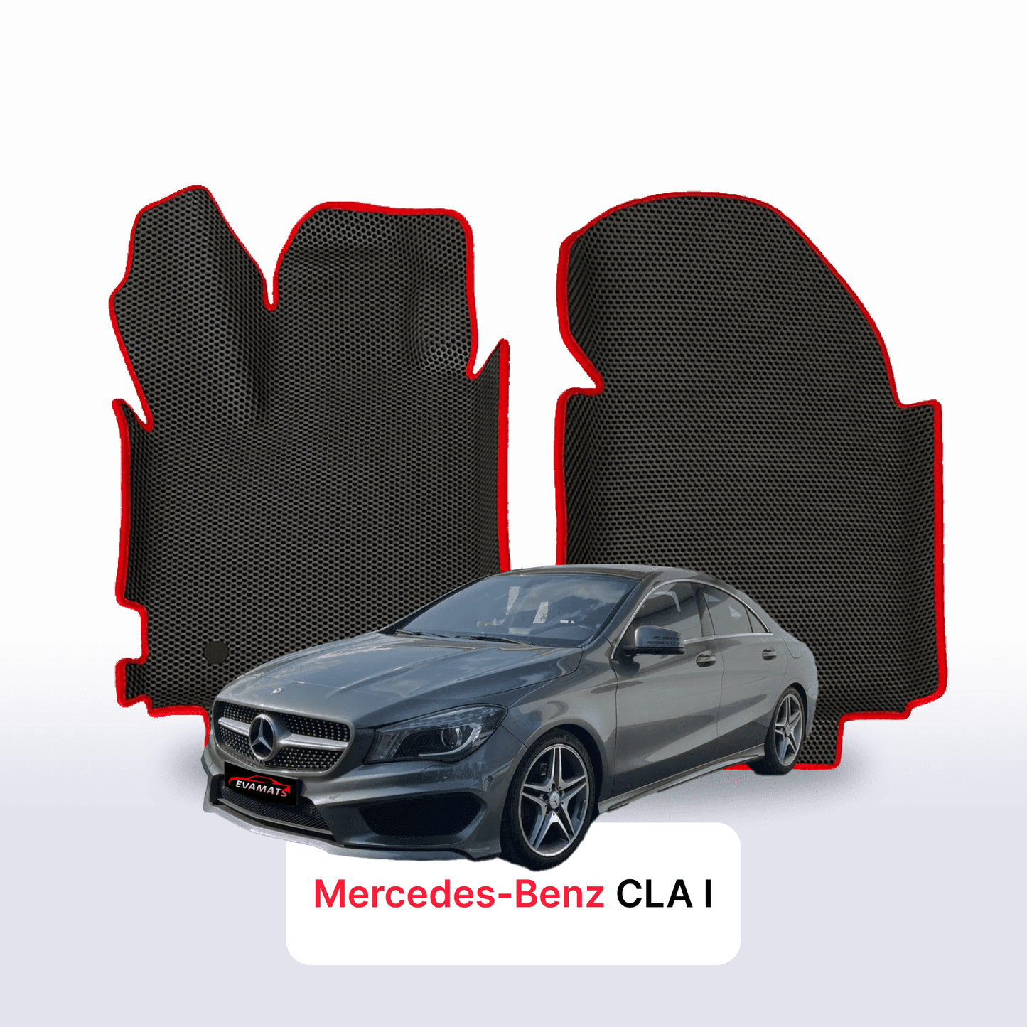 Fußmatten EVAMATS für Mercedes-Benz CLA 1. Generation (C117) 2013 – 2019, Limousine