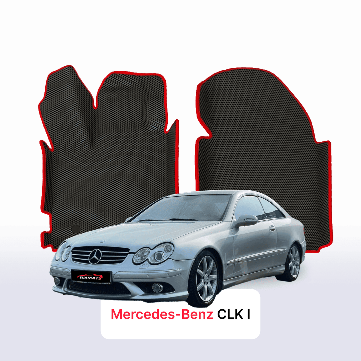 Fußmatten EVAMATS für Mercedes-Benz CLK 1. Generation (C208) 1997 – 2002 COUPE