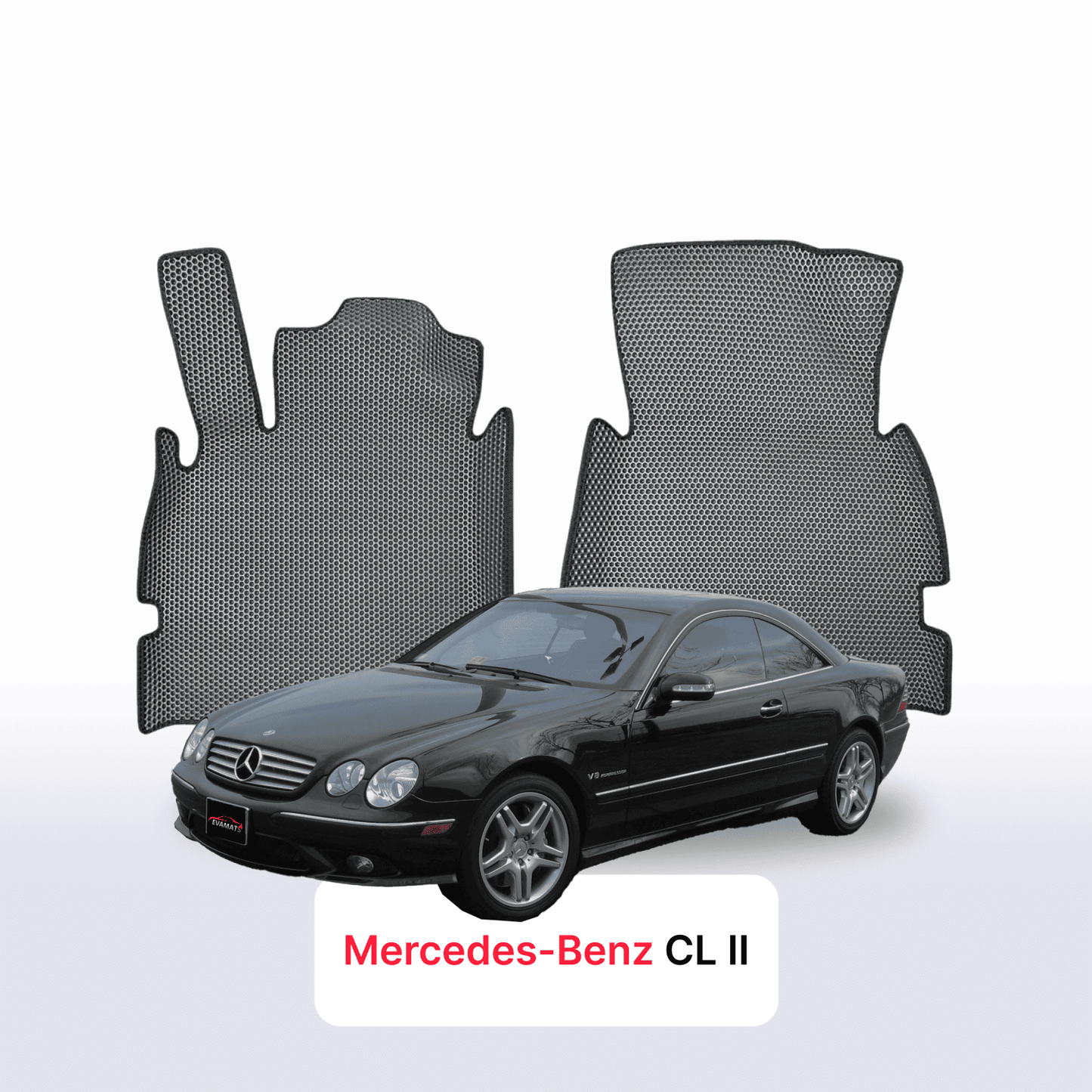 Fußmatten EVAMATS für Mercedes-Benz CL 2 Gen (C215) 2000–2006 Baujahr COUPE