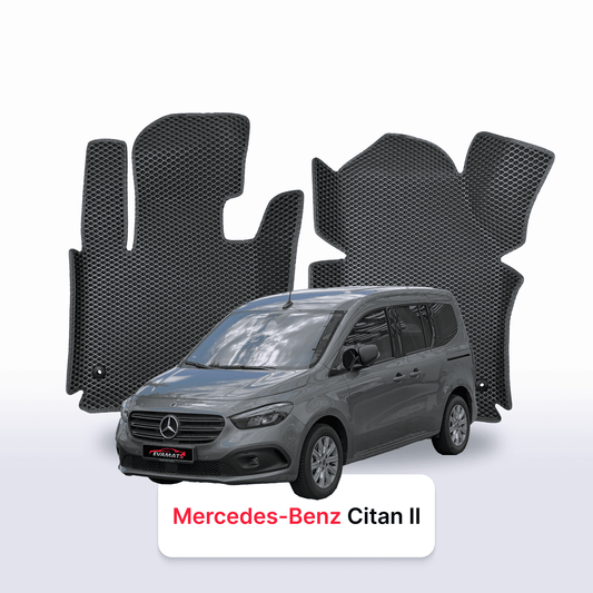 Fußmatten EVAMATS für Mercedes-Benz Citan 2. Generation (W420) 2021-2024 Jahr KOMBIVAN