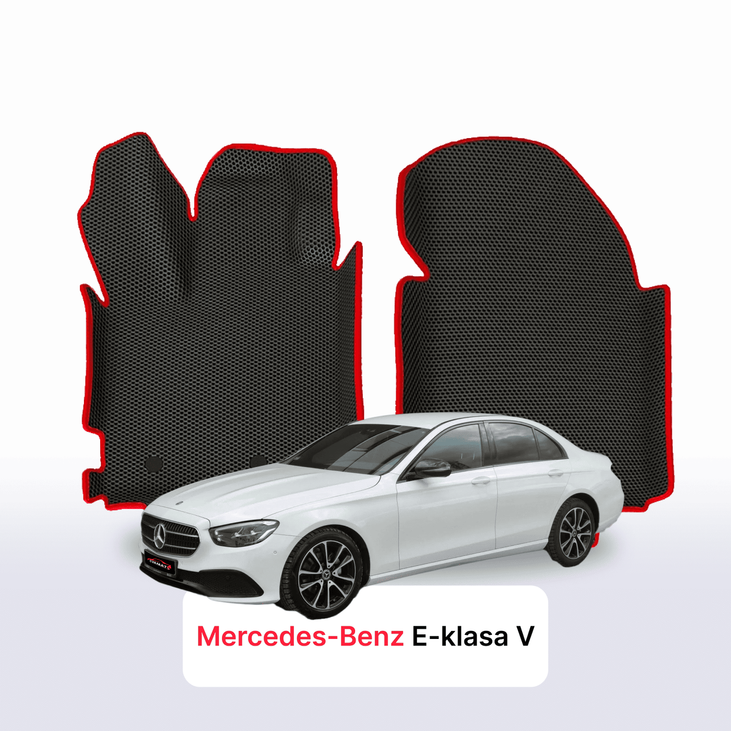 Fußmatten EVAMATS für Mercedes-Benz E-Klasse 5. Generation (W213) 2016 – 2023, Limousine