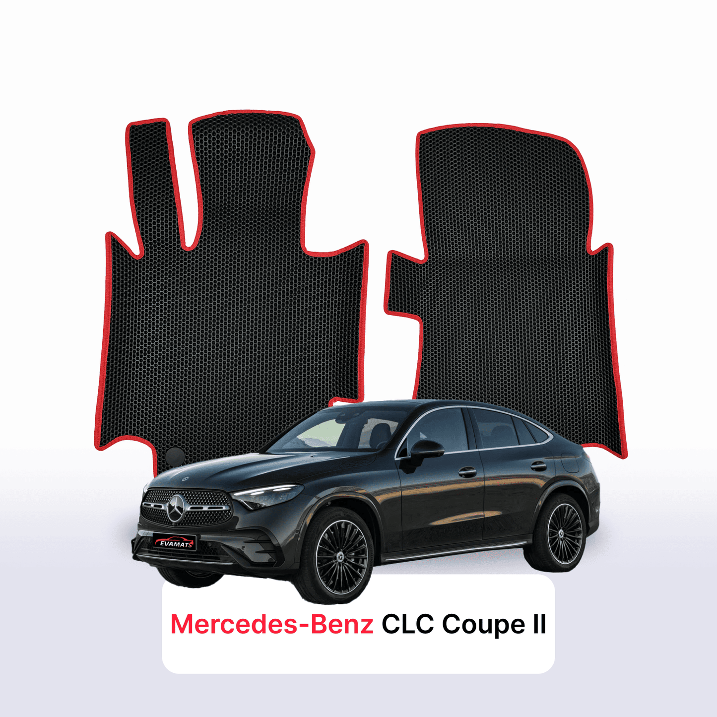 Fußmatten EVAMATS für Mercedes-Benz GLC 2 gen (C254) 2023-2027 jahr SUV Coupe