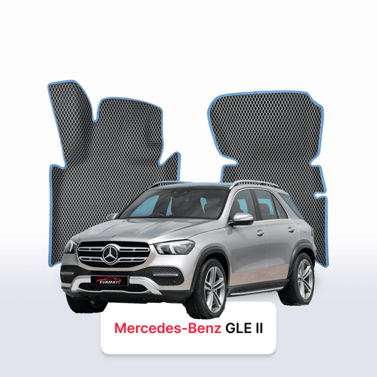 Fußmatten EVAMATS für Mercedes-Benz GLE 2. Generation (W167) 2019–2025, SUV, 7-Sitzer