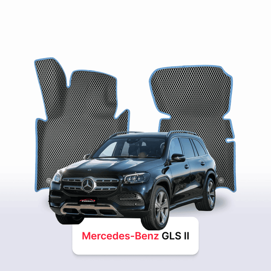 Fußmatten EVAMATS für Mercedes-Benz GLS 2. Generation (X167) 2019–2025, SUV, 7-Sitzer
