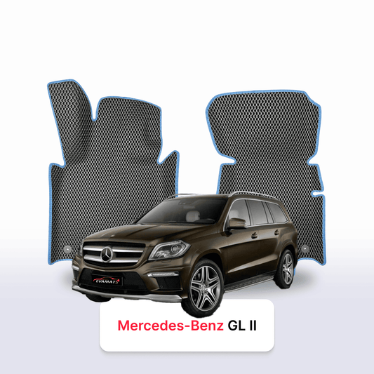 Fußmatten EVAMATS für Mercedes-Benz GL 2 gen (X166) 2012 – 2015 Jahr SUV 7-Sitzer
