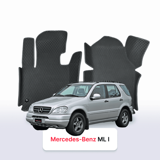 Fußmatten EVAMATS für Mercedes-Benz ML 1. Generation (W163) 1997–2005, SUV, 7-Sitzer