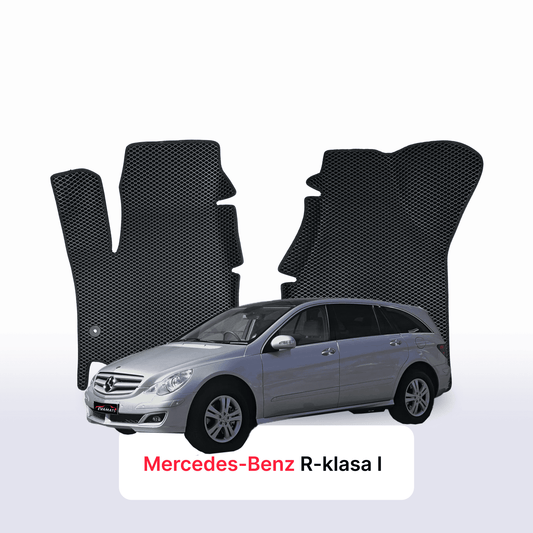 Fußmatten EVAMATS für Mercedes-Benz R-Klasse (W251) 2005 – 2013, LANG MINIVAN 6-Sitzer