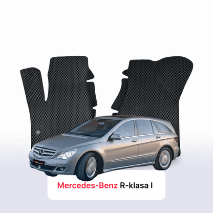 Fußmatten EVAMATS für Mercedes-Benz R-Klasse (W251) 2005 – 2013 Baujahr MINIVAN 6-Sitzer