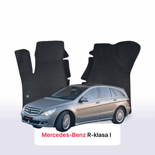 Fußmatten EVAMATS für Mercedes-Benz R-Klasse (W251) 2005 – 2013 Baujahr MINIVAN 6-Sitzer