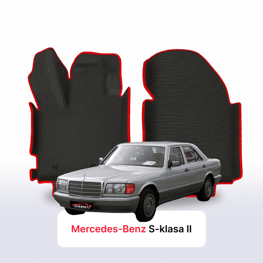 Fußmatten EVAMATS für Mercedes-Benz S-Klasse 2. Generation (W126) 1979 – 1994 Jahr Limousine
